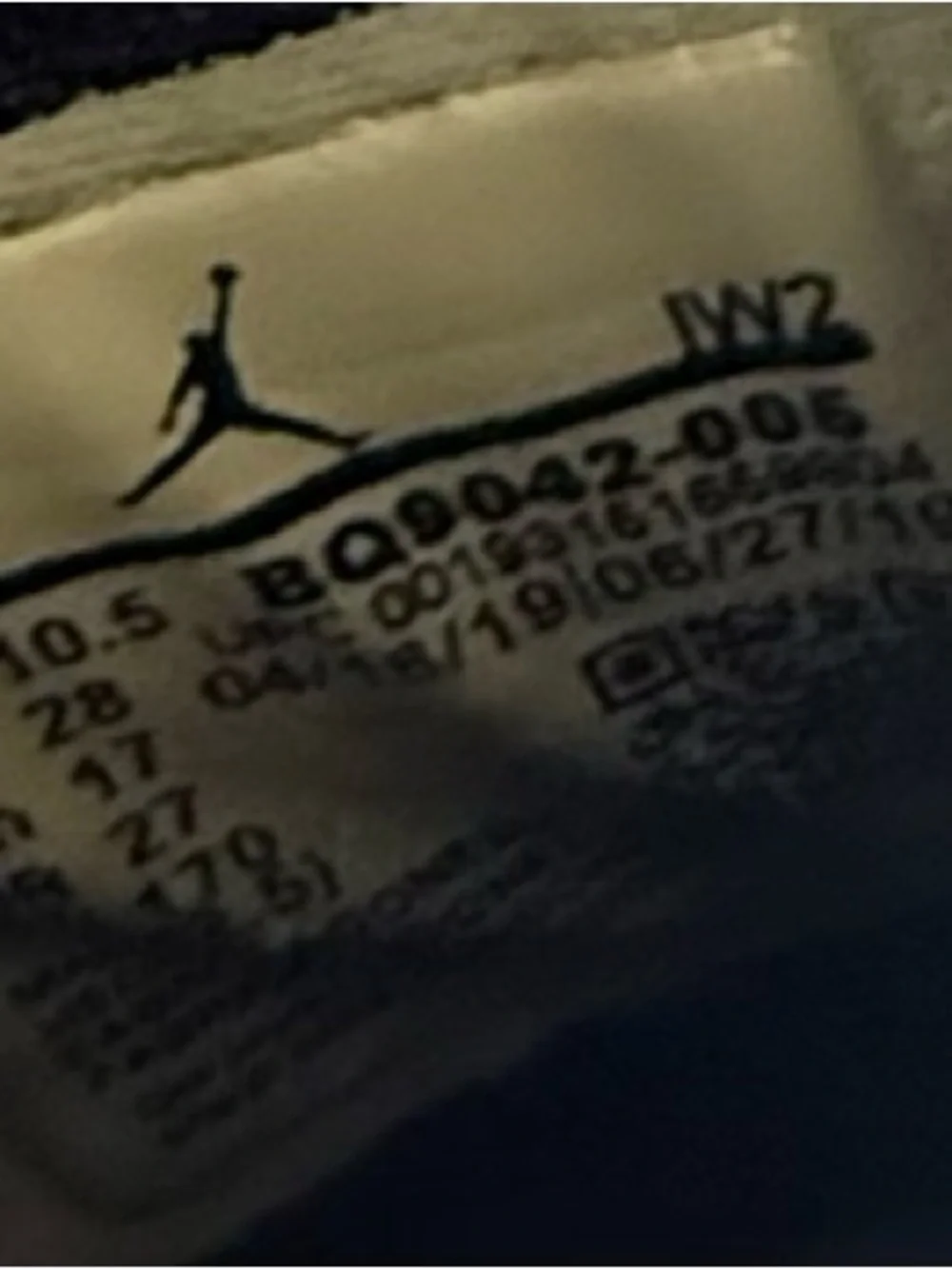 Jordan retro sneakers
